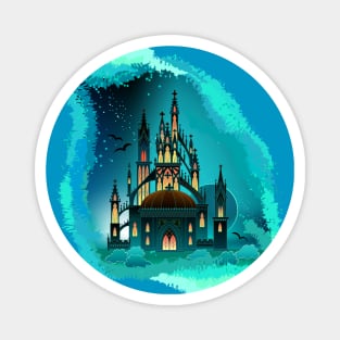 Fantasy fairyland gothic medieval kingdom. Magnet